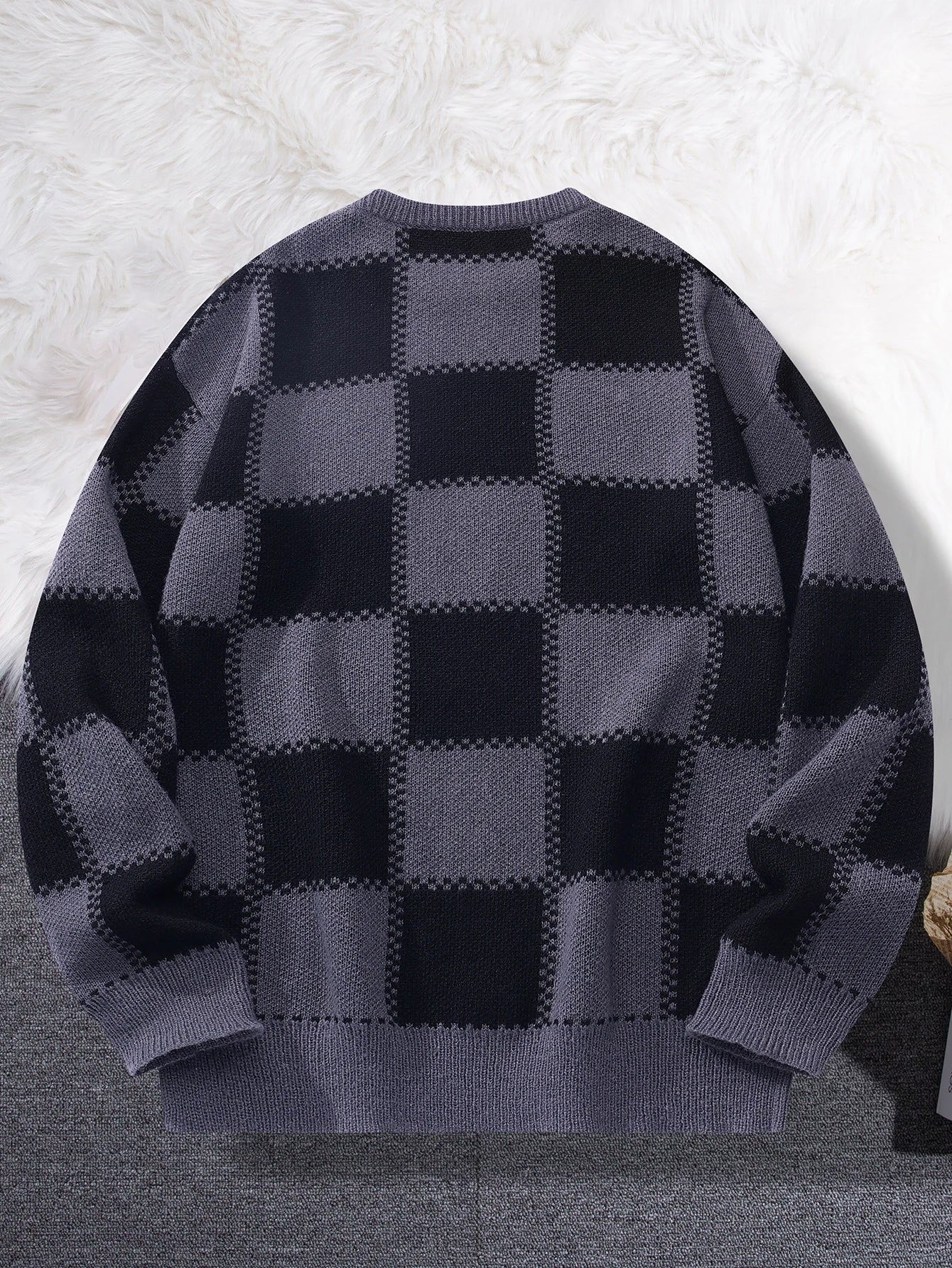 Heritage Grid Knit Sweater