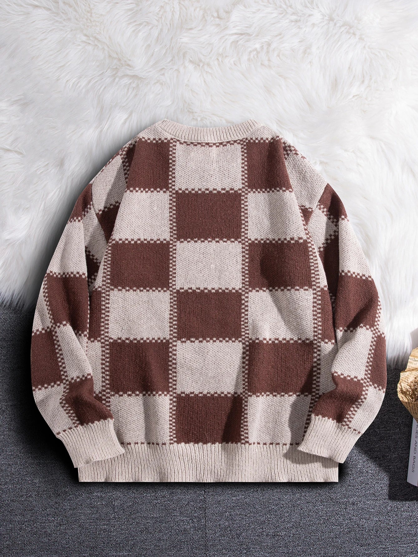 Heritage Grid Knit Sweater