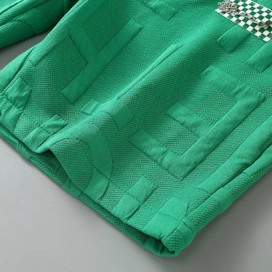 Men’s Embossed Casual Shorts