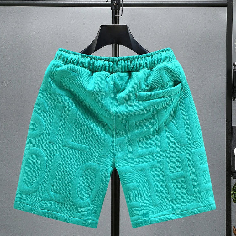 Men’s Embossed Casual Shorts