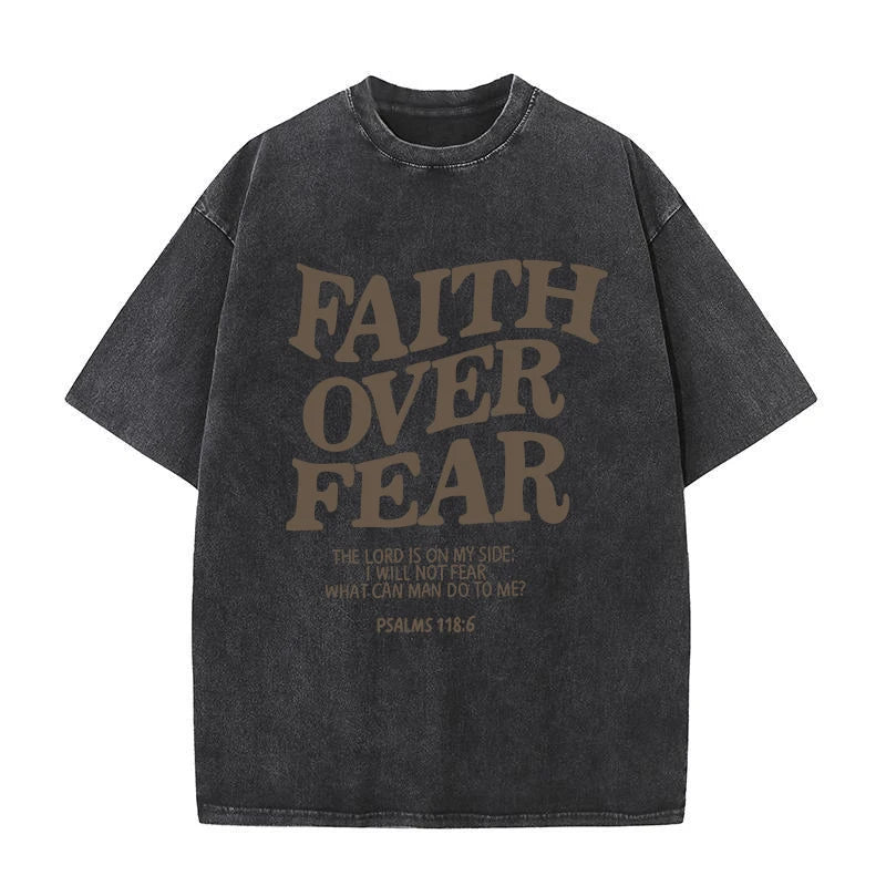 Faith Over Fear Scripture T-Shirt