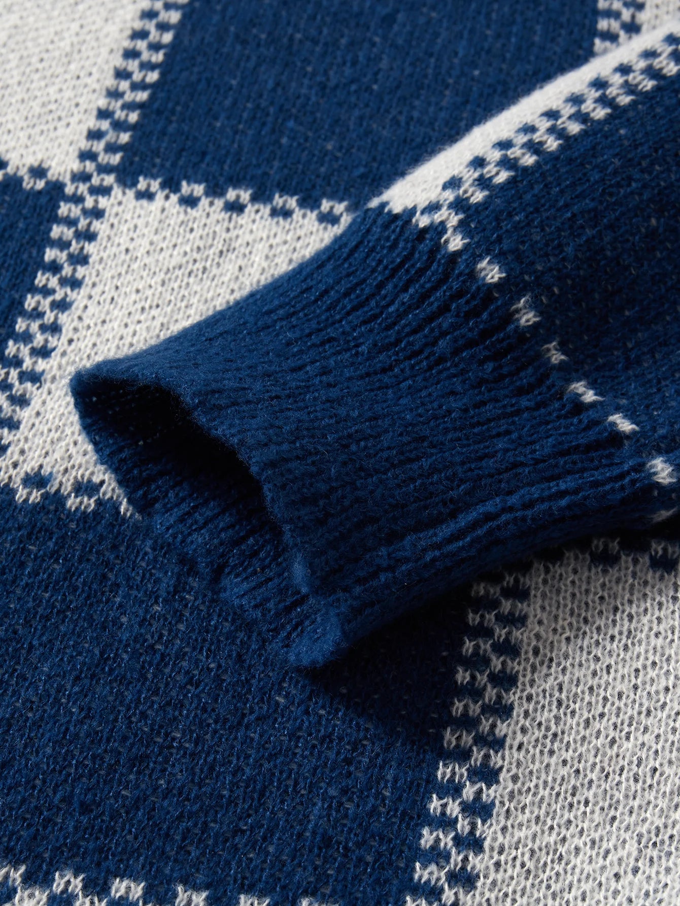 Heritage Grid Knit Sweater