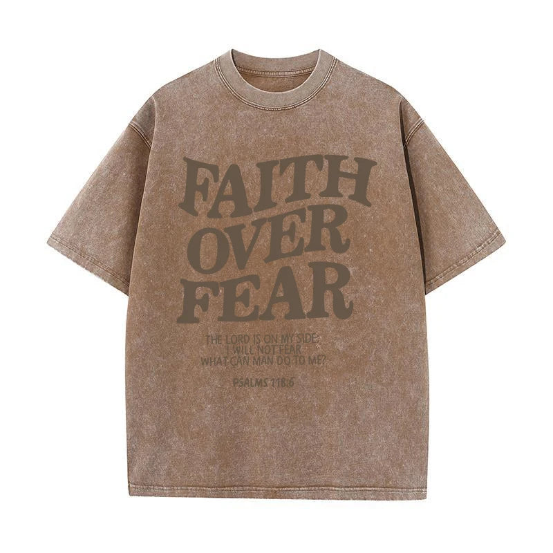 Faith Over Fear Scripture T-Shirt