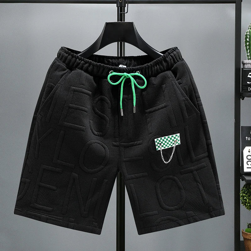 Men’s Embossed Casual Shorts