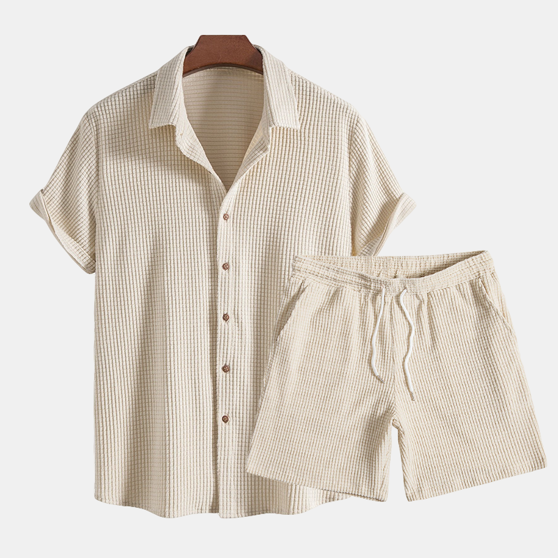 Arden Waffle Knit Set