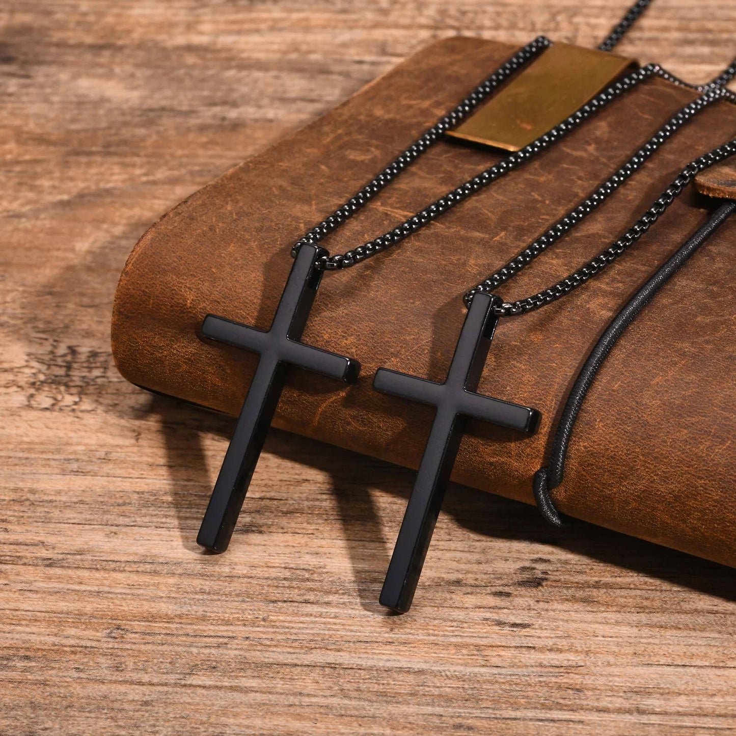 Men’s Stainless Steel Cross Pendant
