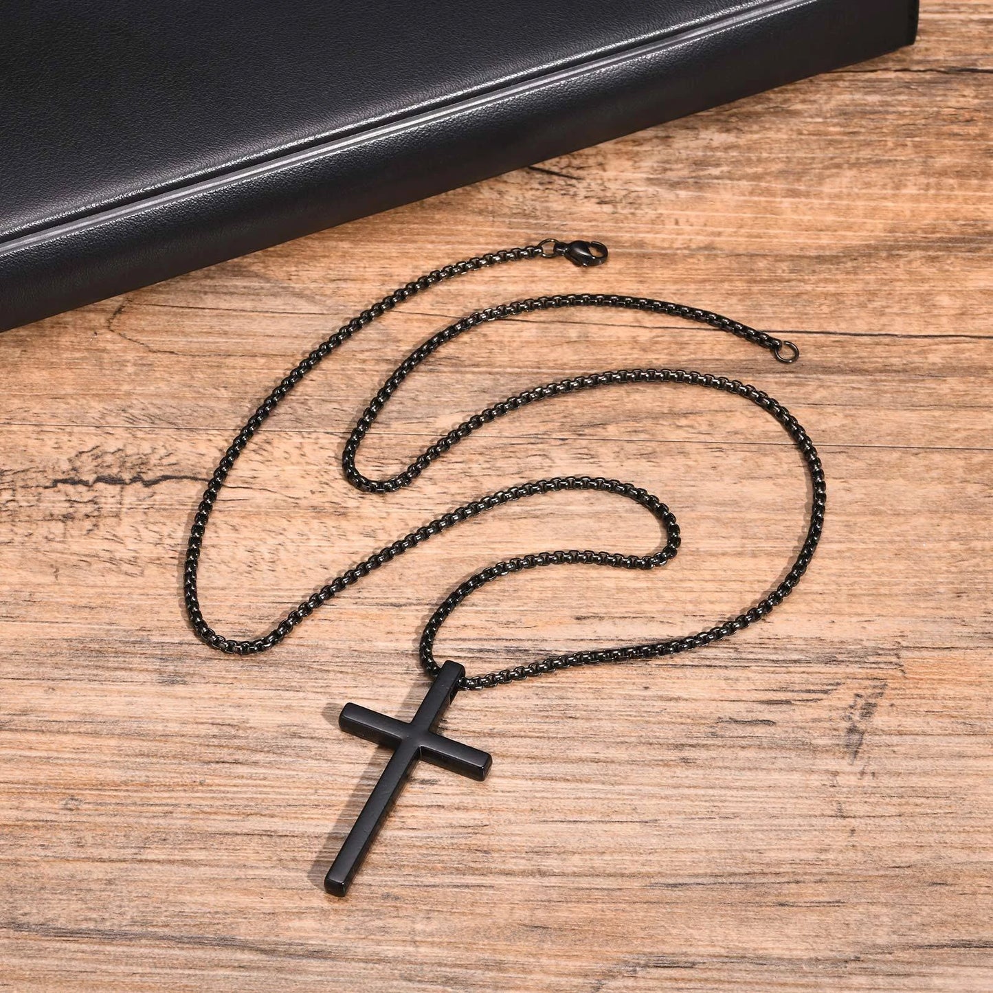 Men’s Stainless Steel Cross Pendant