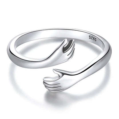 Faith Sterling Silver Adjustable Ring