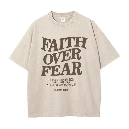 Faith Over Fear Scripture T-Shirt
