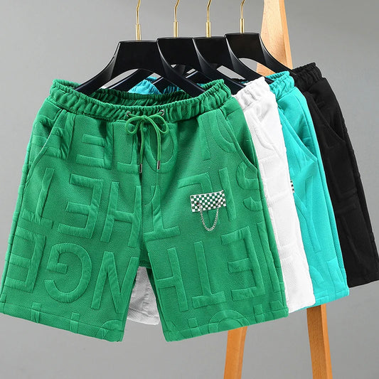 Men’s Embossed Casual Shorts