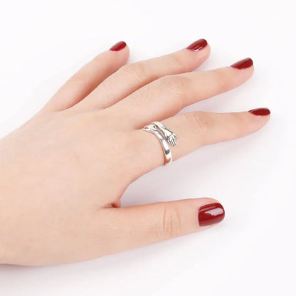 Faith Sterling Silver Adjustable Ring