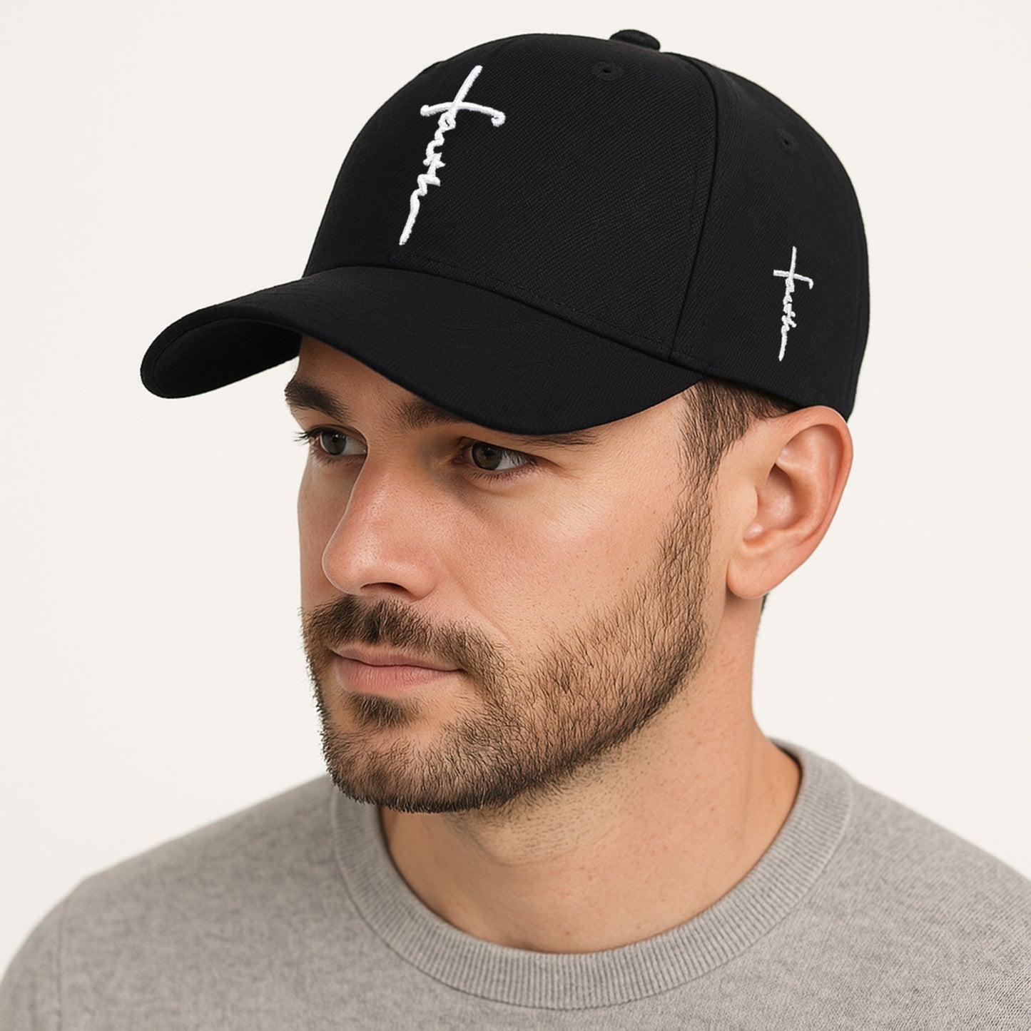 Faith Embroidered Baseball Cap
