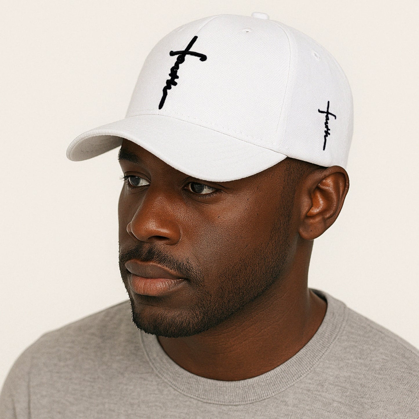 Faith Embroidered Baseball Cap