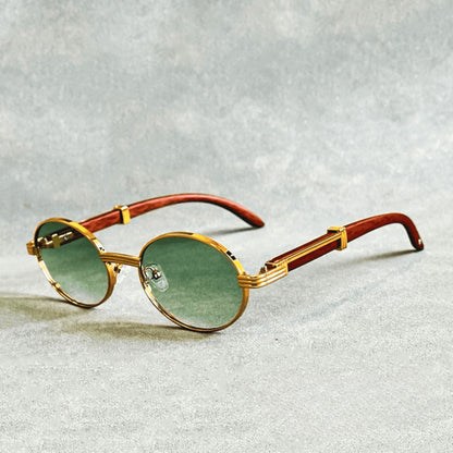 Enzo - Premium Oval Sunglasses by Cozyleido®