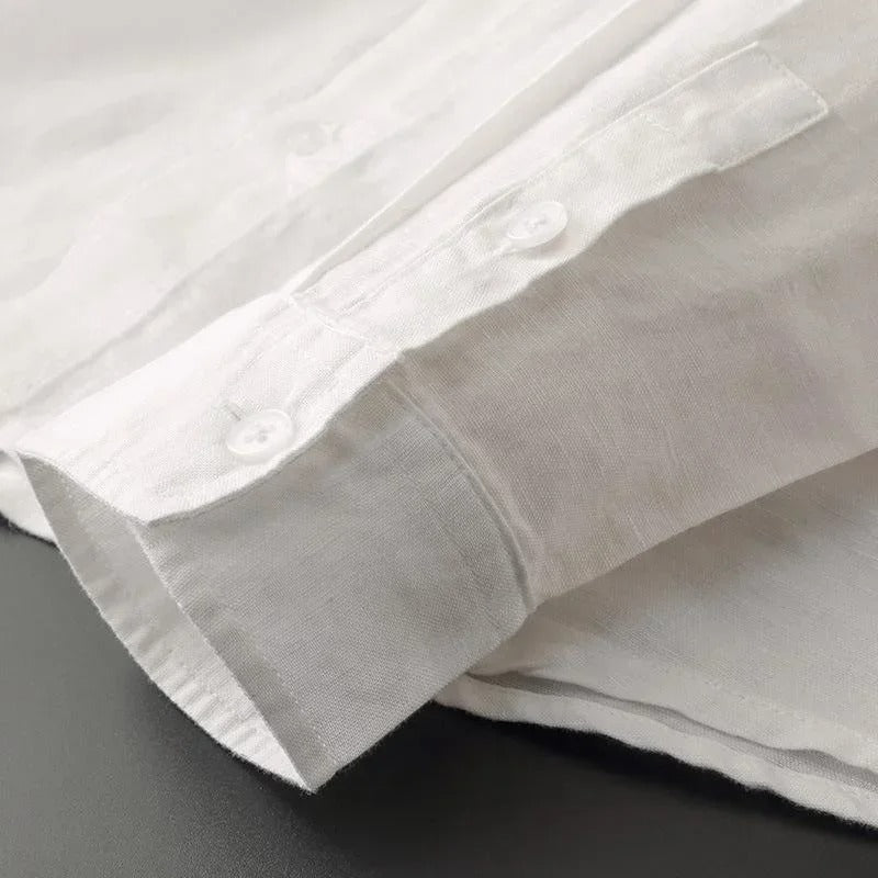 Sora Linen Hoodie Shirt
