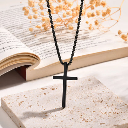 Men’s Stainless Steel Cross Pendant